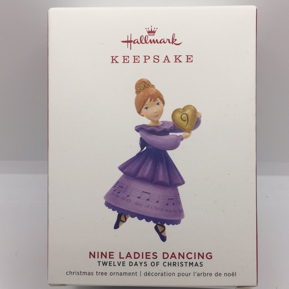 2019 Hallmark Twelve Days of Christmas Nine Ladies Dancing Christmas Ornament